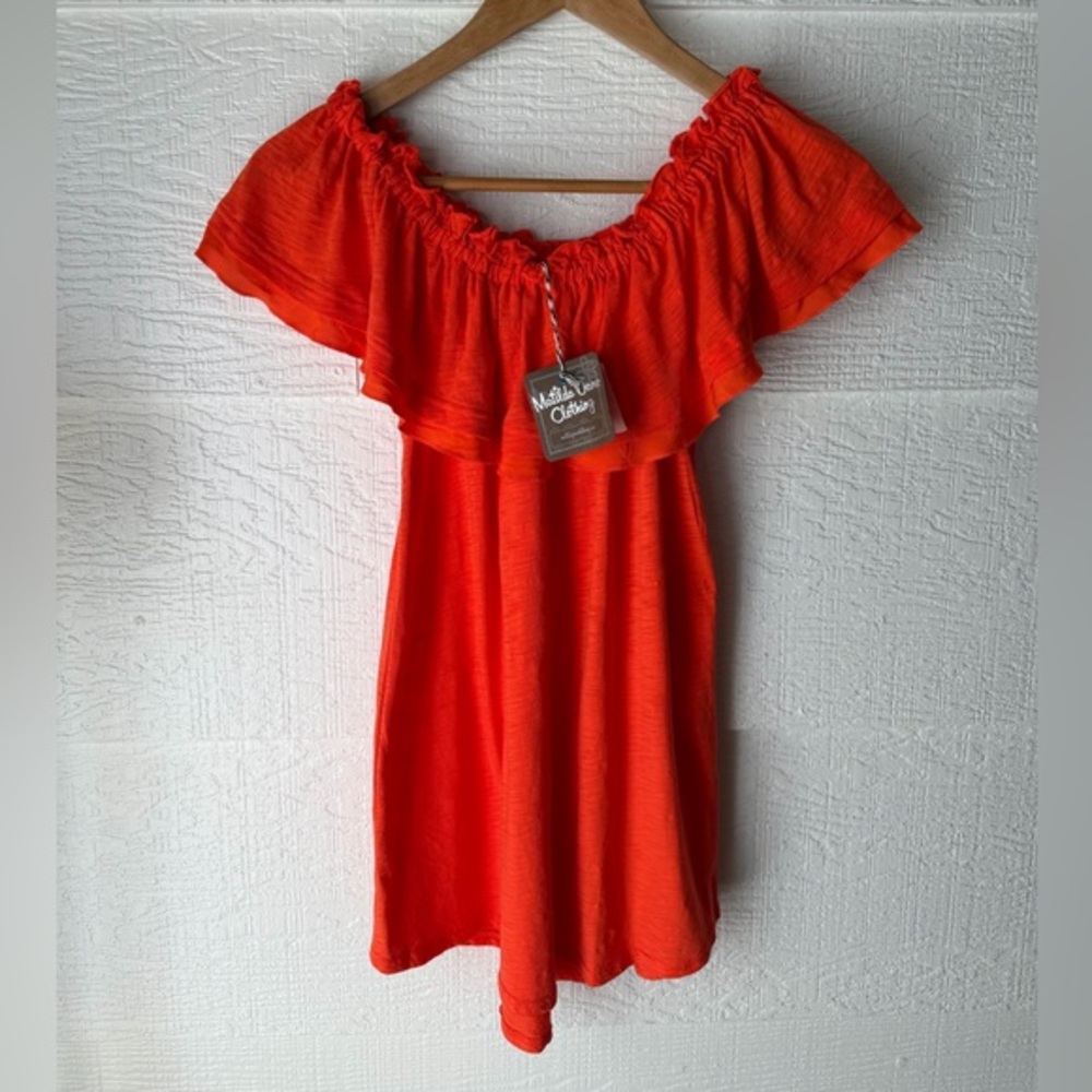 Matilda Jane ‘Brilliant Daydream Everything’ Off-Shoulder Ruffle Top NWT XS